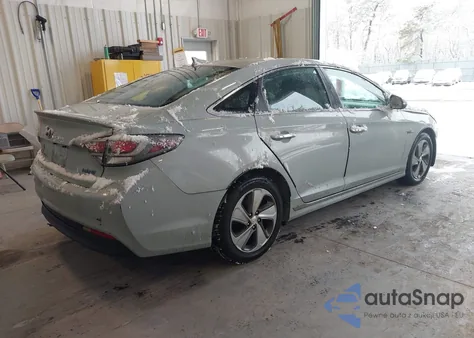 2016 Hyundai Sonata Hybrid Limited из США, поврежденный, VIN KMHE34L13GA017979